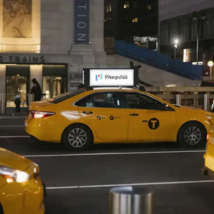 Taxi Top LED -vertoon vertoon buite motordak