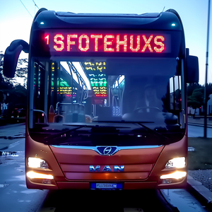 Reklamimi Display LED për stacionin e autobusit