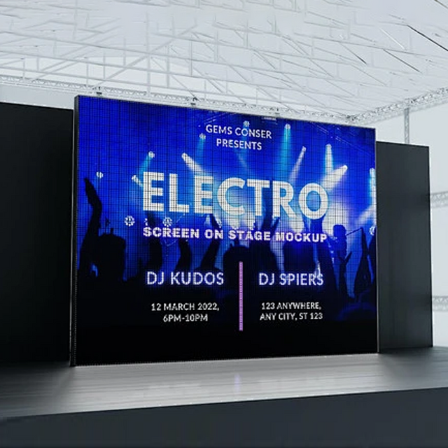P1.25 LED-display voor binnen